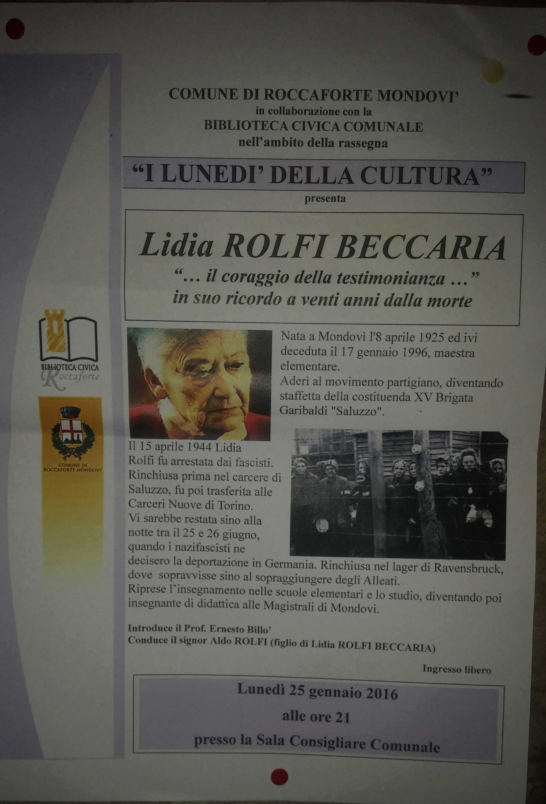 Serata Lidia Rolfi Beccaria